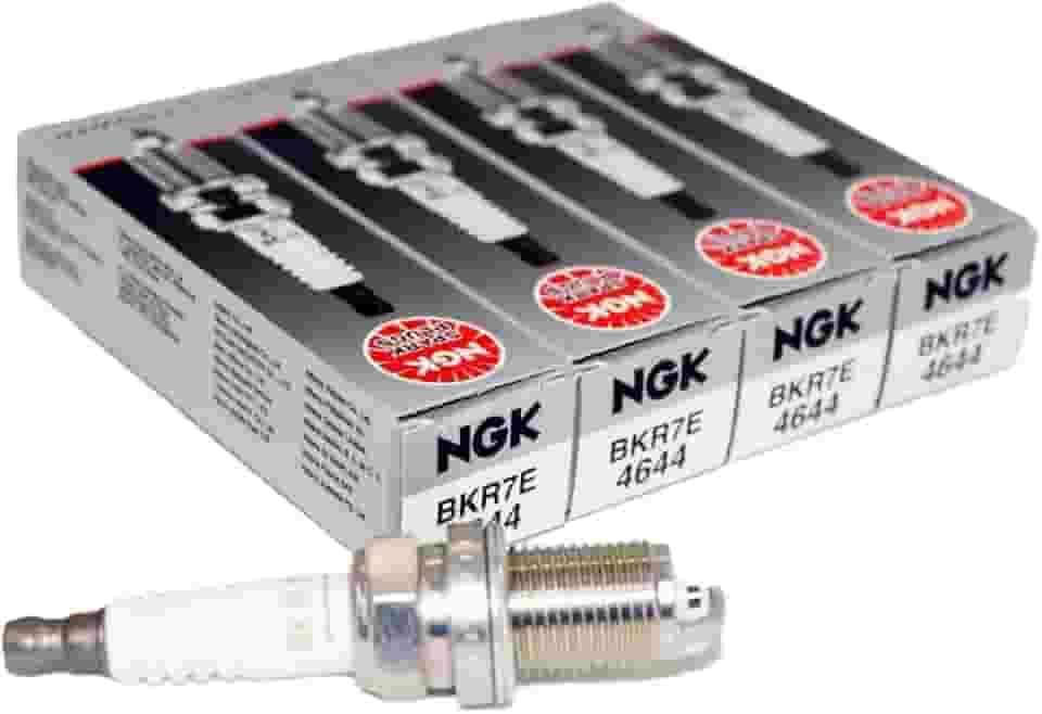 NGK Vela de ignição 4644 V-Power - BKR7E, pacote com 4