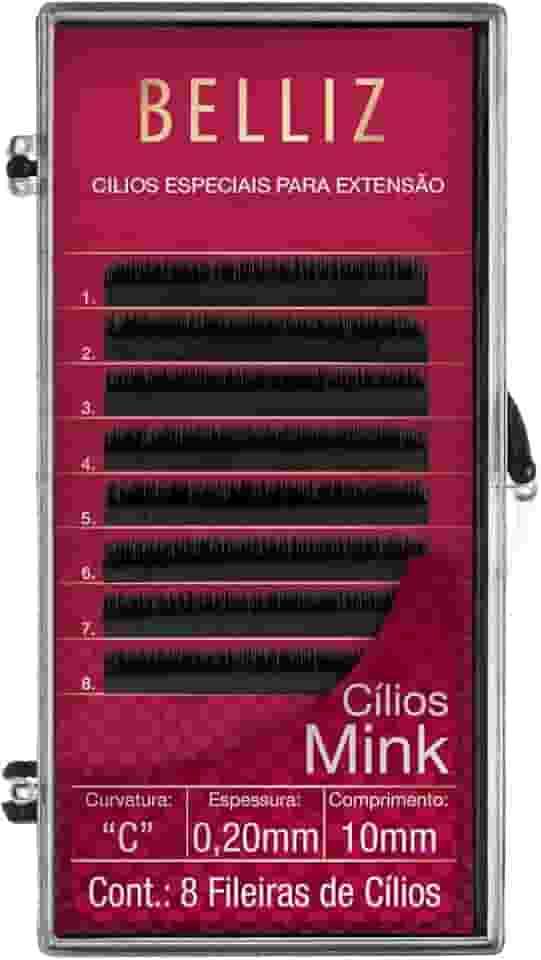 Belliz Cilios Para Alongamento Mink C 020 10mm