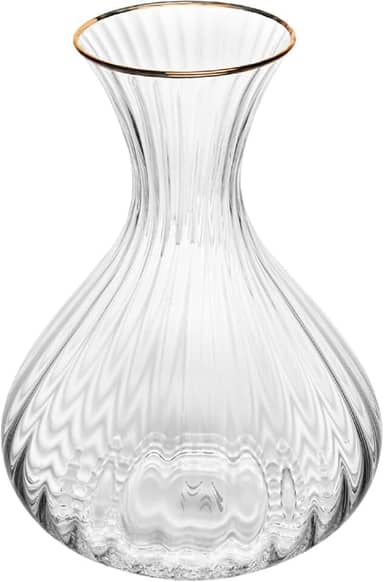 WOLFF - Decanter de Cristal Ecológico com Fio de Ouro Optic 1,5L
