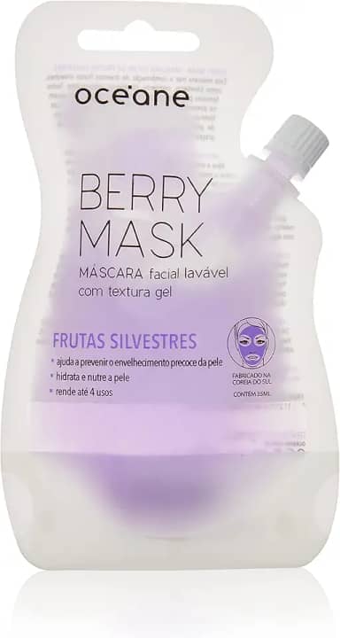Océane - Máscara Facial Frutas Silvestres, Berry Mask,Lilás