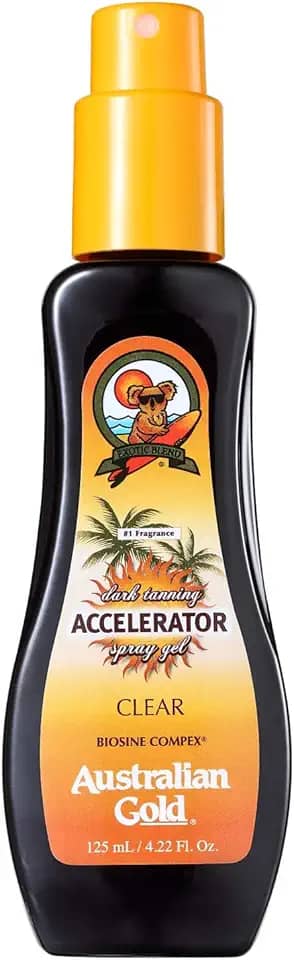 Acelerador Australian Gold Dark Tanning Accelerator With Instant Bronzer Continuous Spray 125 ml