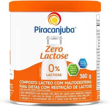 Piracanjuba Composto Lácteo Zero Lactose 380G -