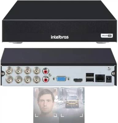 DVR STAND ALONE 8 CANAIS MULTI-HD MHDX 1108-C INTELBRAS
