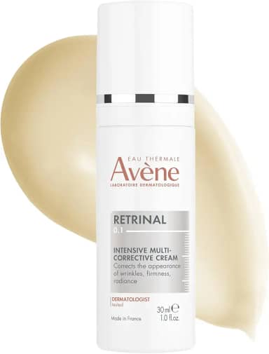 Avène Retrinal 0.1 Creme Facial Rejuvenescedor com Retinaldeído 0,1%, Niacinamida, Ácido Hialurônico e Água Termal Avène, Reduz Rugas, Linhas Finas, Uniformiza o Tom da Pele e estimula o colágeno, 30ml
