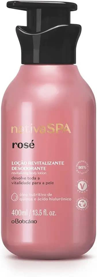 O BOTICARIO NATIVA SPA HIDRATANTE ROSÉ 400ml
