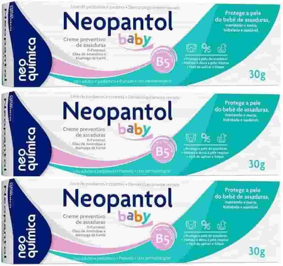 Kit 3 Pomada Para Assaduras Neopantol 30g - Neo Química