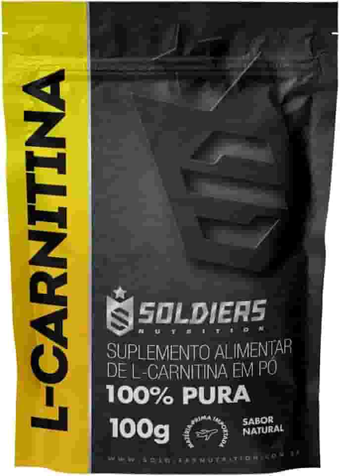 L - Carnitina 100g 100% Puro Importado - Soldiers Nutritions