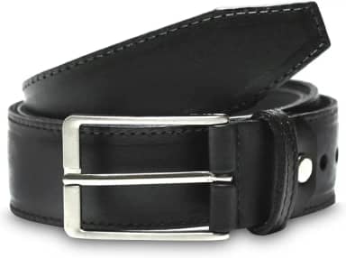 Cinto Masculino Couro Legítimo Social Extra Macio Premium Largo Ajustável