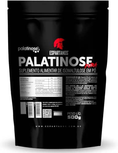Palatinose em Pó 500g - 100% Pura - Espartanos