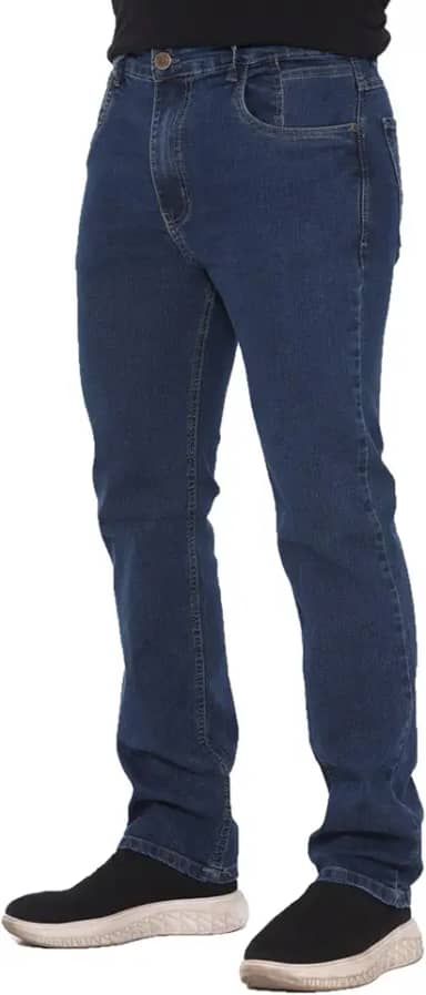 Calça Masculina Reta Tradicional Jeans Elastano Malloy