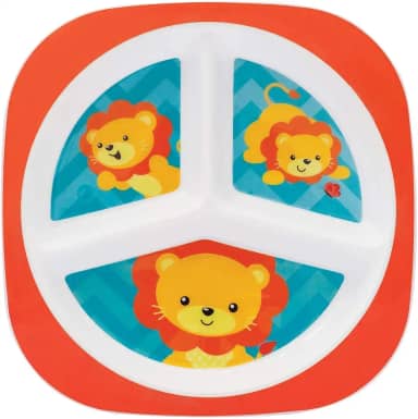 BUBA Prato Com Divisórias - Leãozinho, Colorido