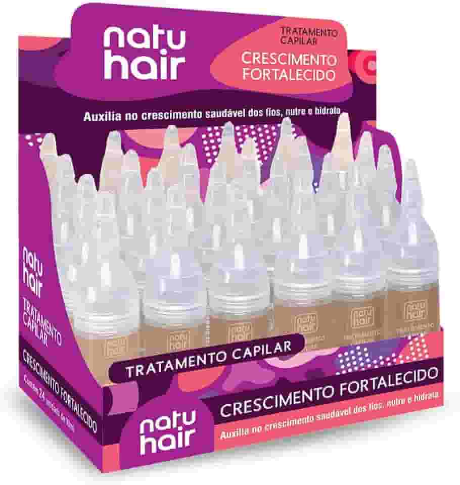 NatuHair Tratamento Capilar Natuhair Crescimento Fortalecido 10Ml Branca Pequeno
