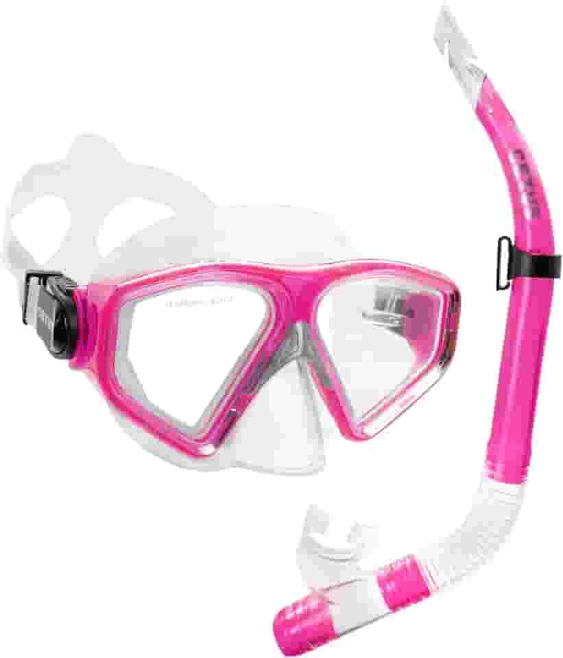 Kit de Mergulho Cetus New Parma Fun, Máscara e Snorkel, Azul