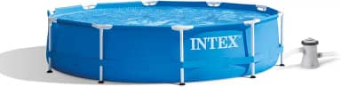 Piscina De Armação Metal Galvanizado 4.485l (bomba Filtro 127v) Intex