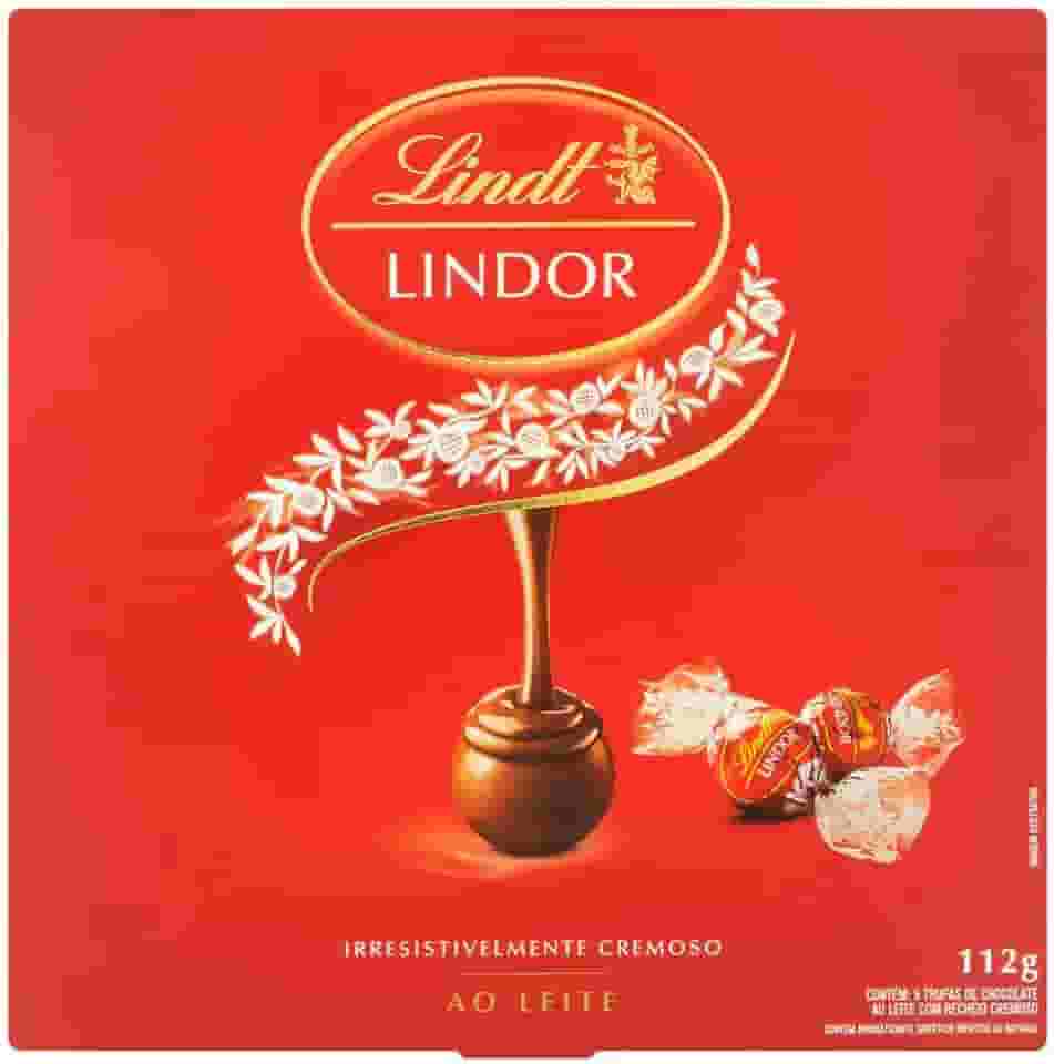 Chocolate Lindt Lindor Milk Balls Recheio Cremoso 112 gr