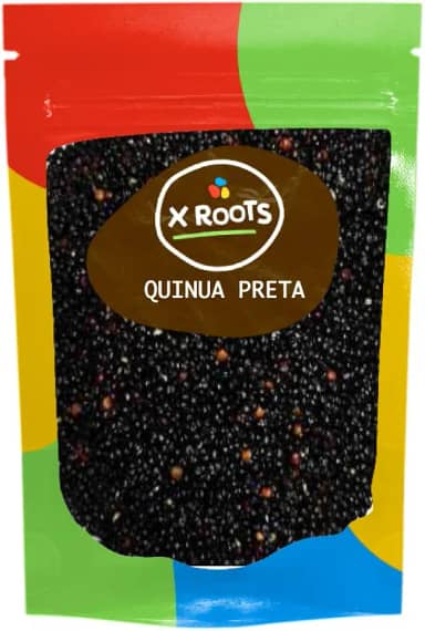 Quinua Quinoa Preta em Grãos Importada 1kg - X Roots
