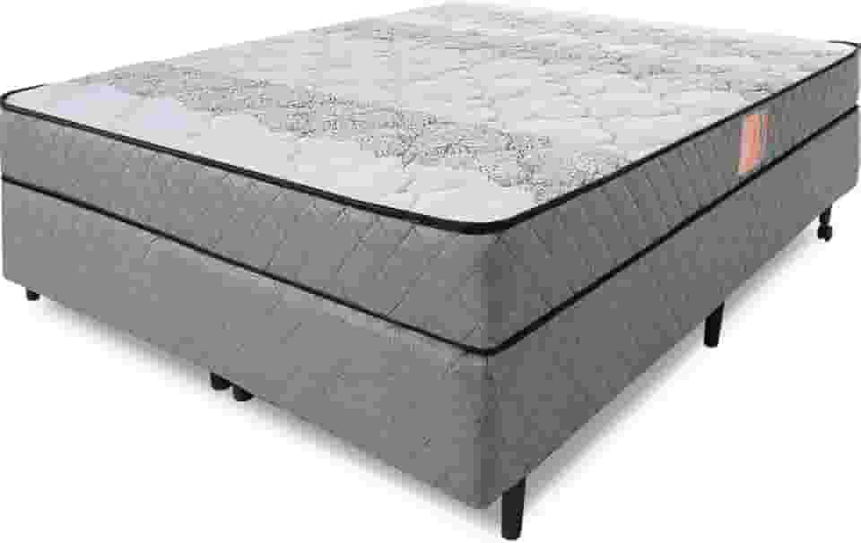 Cama Box Colchão Casal Firme Espuma D33 Antialérgico Certificado 138x188x51cm - BF Colchões