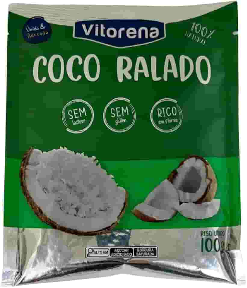 COCO RALADO UMIDO E ADOCADO VITORENA 100G