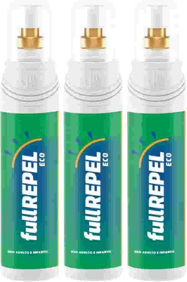 3 Repelentes De Mosquitos Fullrepel Com Icaridina Antidengue