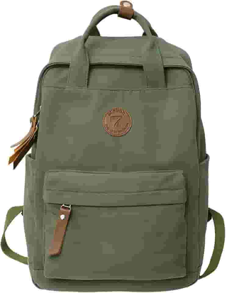 Mochilas Feminina Estilo Casual Leve Lona Escolar Bolsa Faculdade Viagem Moda Simple