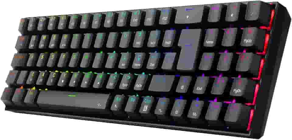 Teclado Mecanico Gamer Redragon ZED Pro, RGB, Wireless, Switch Marrom - K627P-WNS-B (PT-BROWN) - Preto"