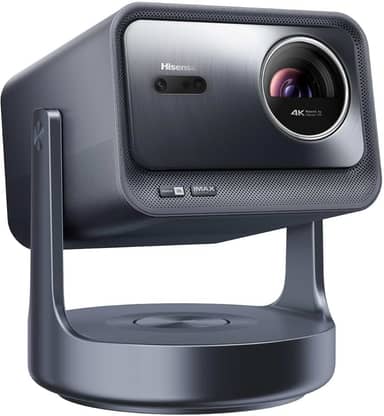 Hisense Laser Mini Projetor Portátil C2 Ultra Certificado XBOX, 4K UHD, TriChroma RGB, 65-300", 3000 ANSI lumens, IMAX enhanced, Dolby Vision, Subwoofer JBL, Zoom Óptico