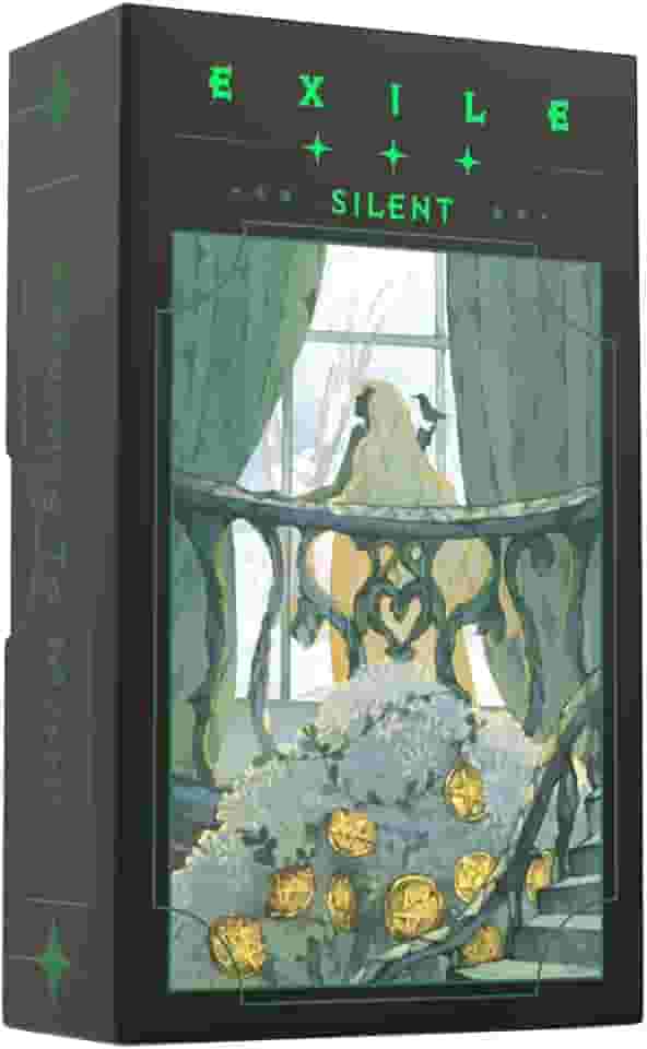 Exile Tarot by Chun Wei Huan RWS Dual Designs Bittersweet Journey of Growth Identity Building Healing Journey English Guidebook Holographic (Silent-Deluxe Edition)