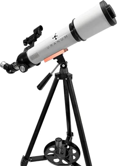 Telescópio Refrator 70/500mm Virgo Observar Universo Noturno Fotos Qualidade Acessórios Pratico Leve Montagem Azimutal