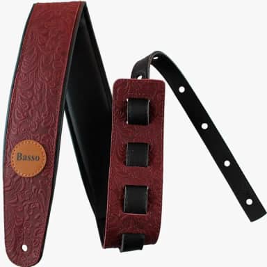 Correia em couro para violão, guitarra e contrabaixo - VT SL 53 - Basso