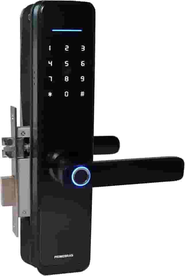 FECHADURA DIGITAL BIOMÉTRICA ELETRÔNICA INTELIGENTE PRIMEBRAS RIO C/WI-FI, APP