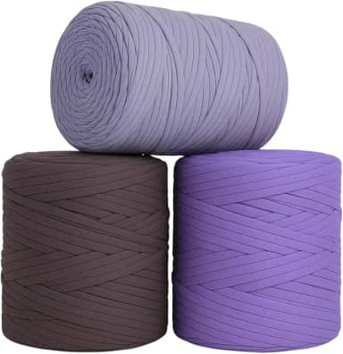 SYMEON Fio de Malha GUARANI 1kg Ecologico Residual 140m Artesanato Crochê