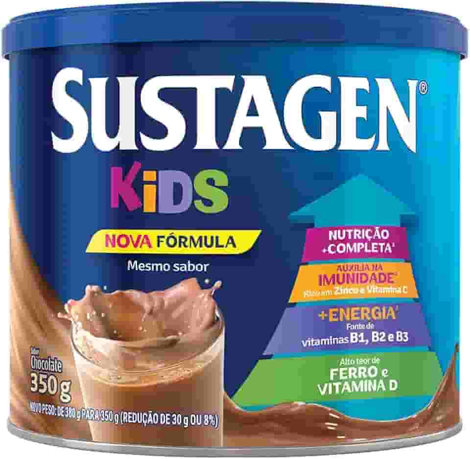 Sustagen Kids Complemento Alimentar Sabor Chocolate - Lata 350G