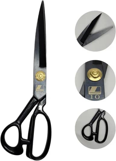 Tesoura Alfaiate Costura Reforçada Titanium Profissional 10''