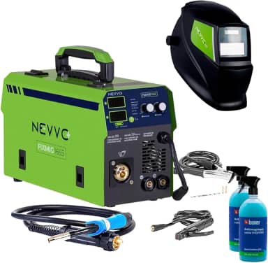 Máquina Inversora De Solda Fixmig1665 Bivolt 160a Mig Com E Sem Gás 3 Em 1 Mma Tig NEVVO + Máscara de Solda Com Automática MSN1200 + 2 Antirrespingos Splash Plus 500ml