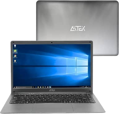 Notebook Tela 14" HD Windows 10 DDR4 Processador Intel Celeron N4000 Dual-core 256GB 6GB RAM