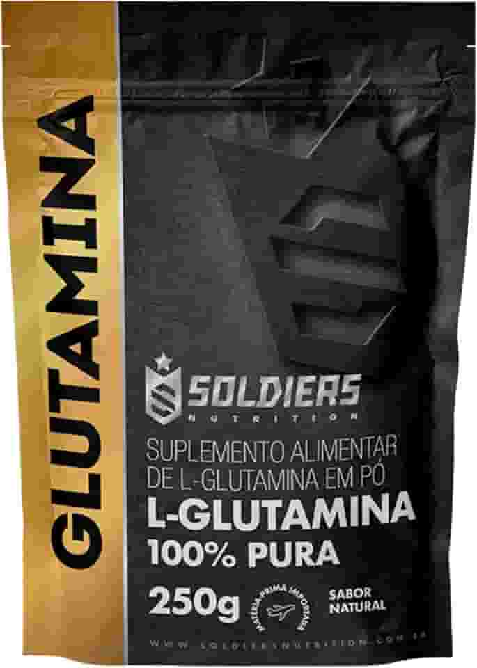 L-Glutamina 250g - 100% Pura Importada - Soldiers Nutrition