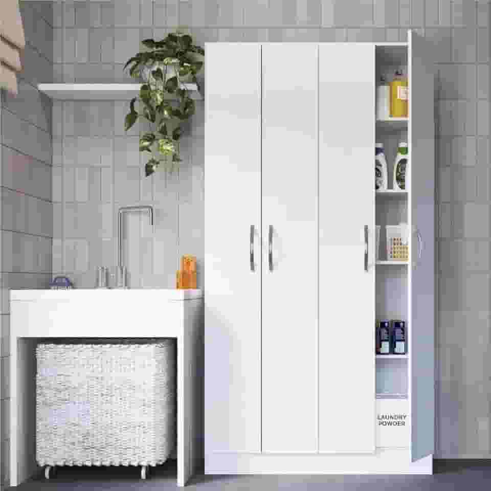 Armario Rivera 4 Portas Branco