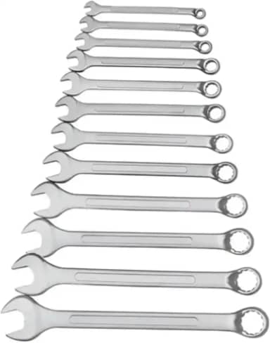 Jogo Kit Chaves Combinadas Jg Com 12 Peças 6-22 Mm 1Wt Bolsa Plástica Variedade De Medidas Ferramentas Profissionais