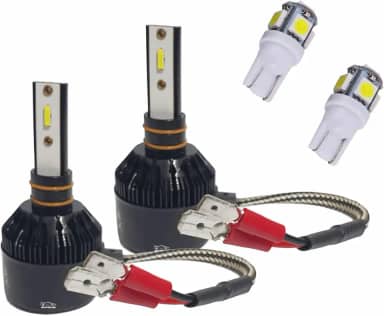 Kit Lâmpada Super Led H3 + T10 Led 6000K - Farol Auxiliares Milhas Neblinas