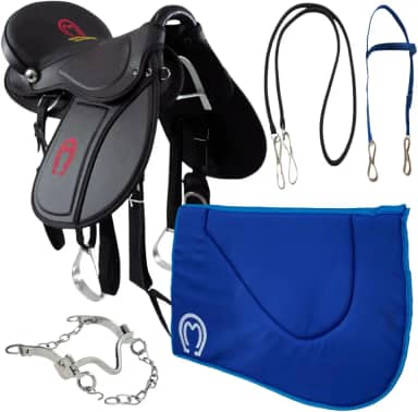 Sela para Cavalo Mangalarga + Kit Completo Pronta para Uso (Azul)
