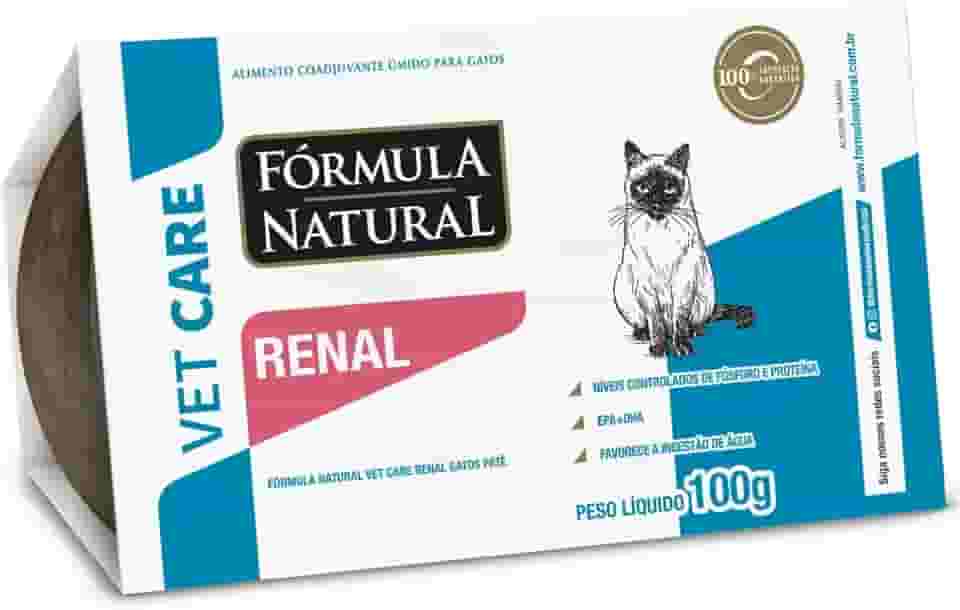 Fórmula Natural Ração Úmida Para Gatos Vet Care Renal 100G