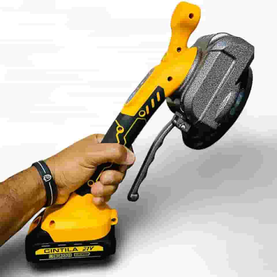 Máquina Vibratória de Assentar Piso Profissional com Ventosa 5 Níveis de Vibração, 100kg de Suporte e Acessórios de Segurança