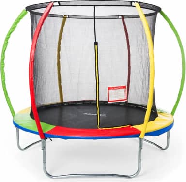 Replay Kids Cama Elástica Pula Pula Trampolim 1,83m, Com Rede e Lona (até 80 kg), Multicolorida