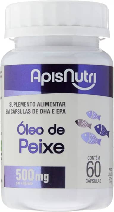 Apisnutri Óleo De Peixe (Ômega 3) 500Mg 60 Caps