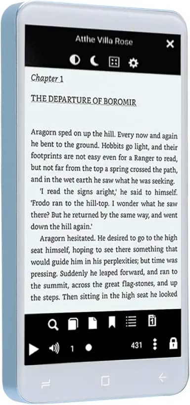 Ebook Reader para 5.1, 1 GB de 8 GB de 5 Polegadas HD Capacitive Screen Livro Eletrônico de Livros, Tamanhos de Fontes Ajustáveis, Construídos Em Câmera e Alto -falantes