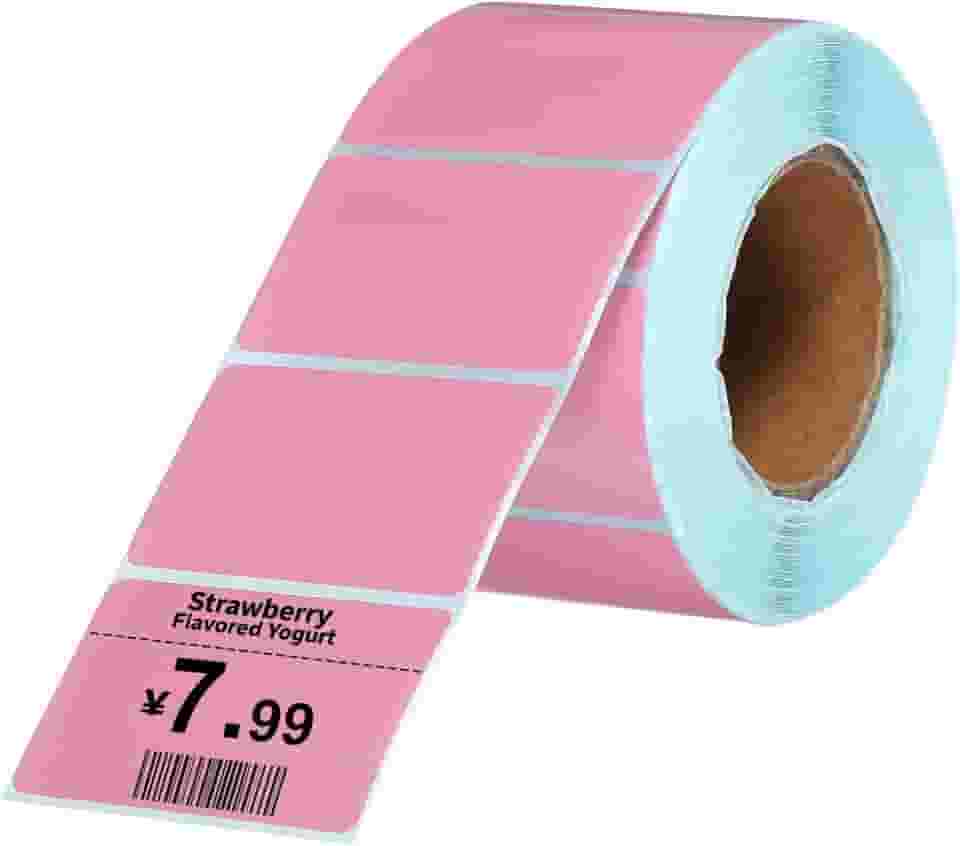 PATIKIL 800 etiquetas térmicas, etiquetas de impressora térmica de 3 x 5 cm, etiquetas autoadesivas, rolo de papel retangular, pequeno para impressora, etiqueta de envio, endereço de código de barras