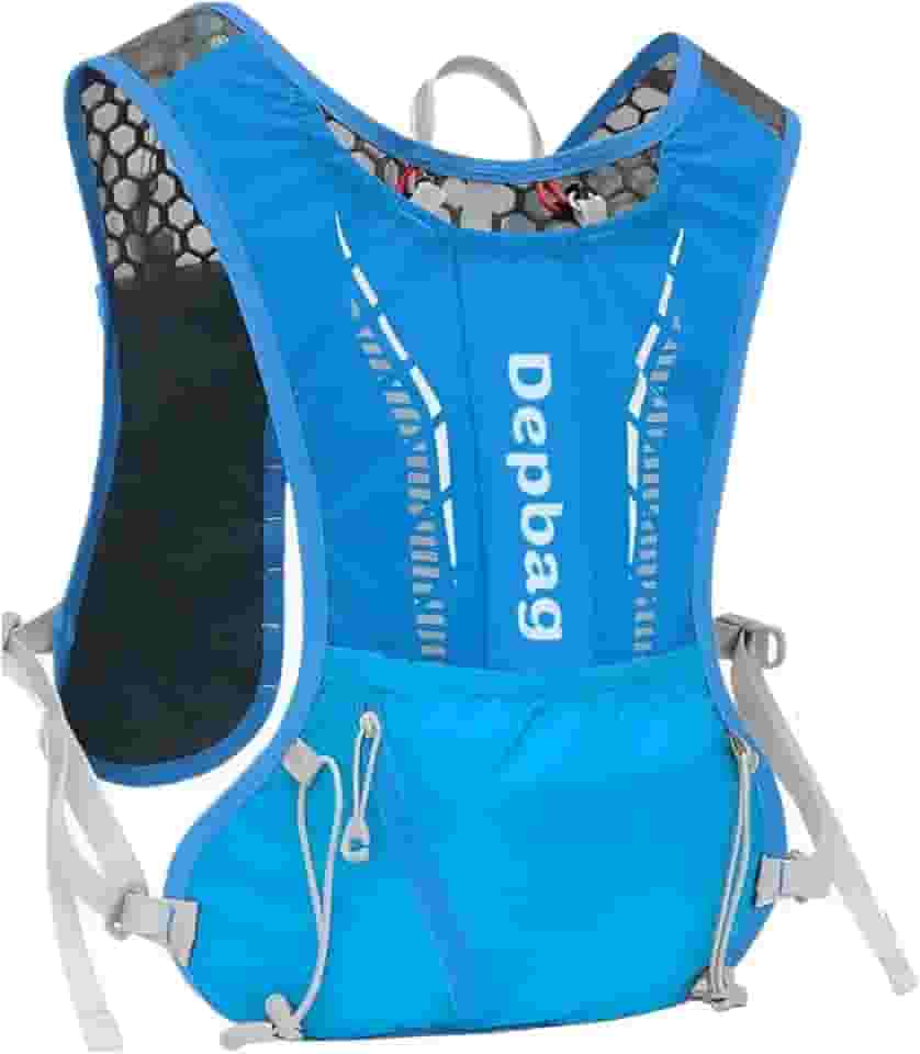 Mochila Ciclista Hidratação Corrida Trilha Running Impermeável Colete Apito Alça Ajustável