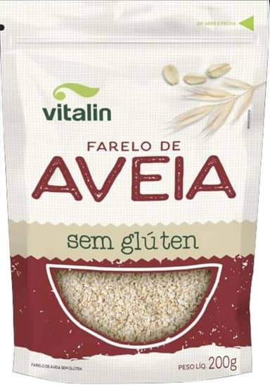 Vitalin Aveia Farelo Sem Glúten 200G
