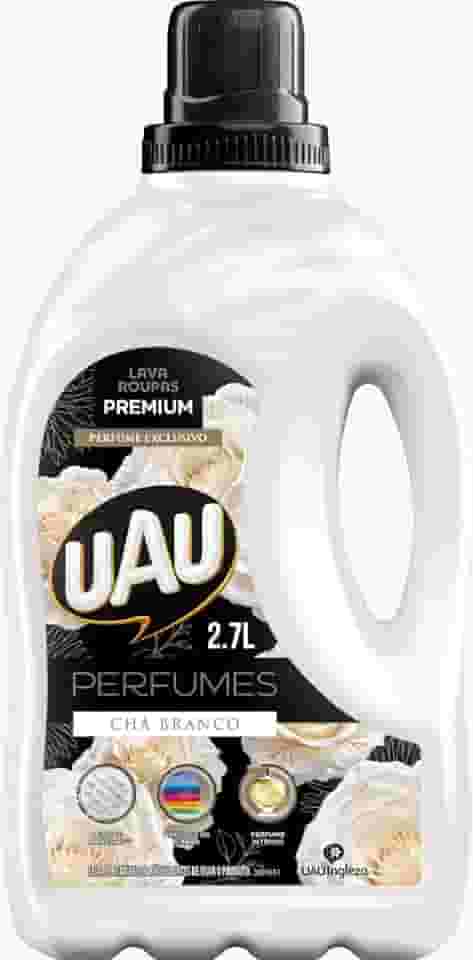 Lava Roupas Liquido Uau Inglesa Chá Branco Perfumes 2,7 L