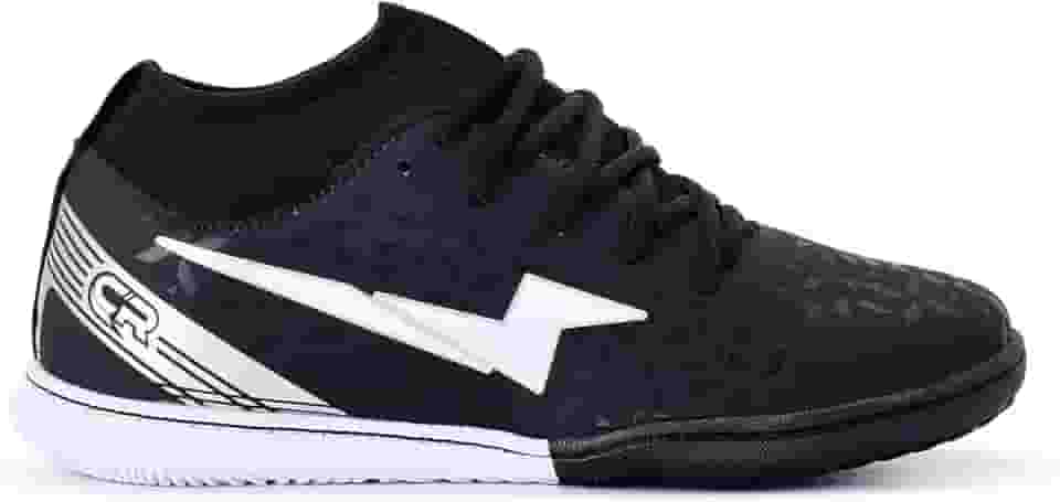 Chuteira Futsal Botinha Cronos Masculino Feminino Futebol Quadra Sola Costurada Cano Baixo